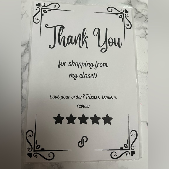 🌺50 Thank You Thermal Labels - Picture 3 of 3